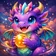 Colorful cartoon style avatar of a cheerful orange fox with big eyes and a playful expression, suitable for a profile picture