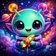 A colorful and expressive avatar featuring an abstract geometric shape with vibrant colors, suitable for a profile picture.